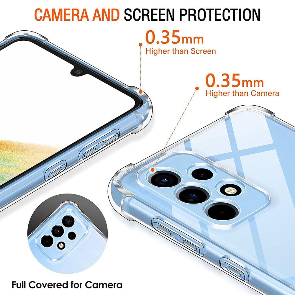 Techsuit - Shockproof Clear Silicone - Samsung Galaxy A33 5G - Clear
