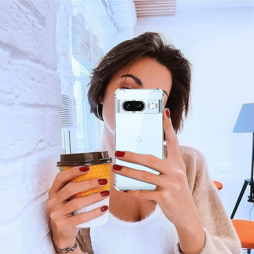 Techsuit - Shockproof Clear Silicone - Google Pixel 7 - Clear