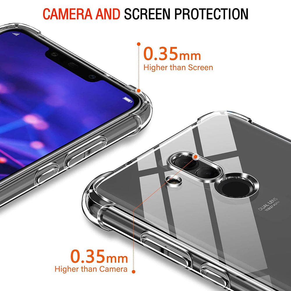 TechSuit Husa de protectie Techsuit Shockproof Clear Silicone compatibil cu Huawei Mate 20 Lite, Transparent – imagine 2