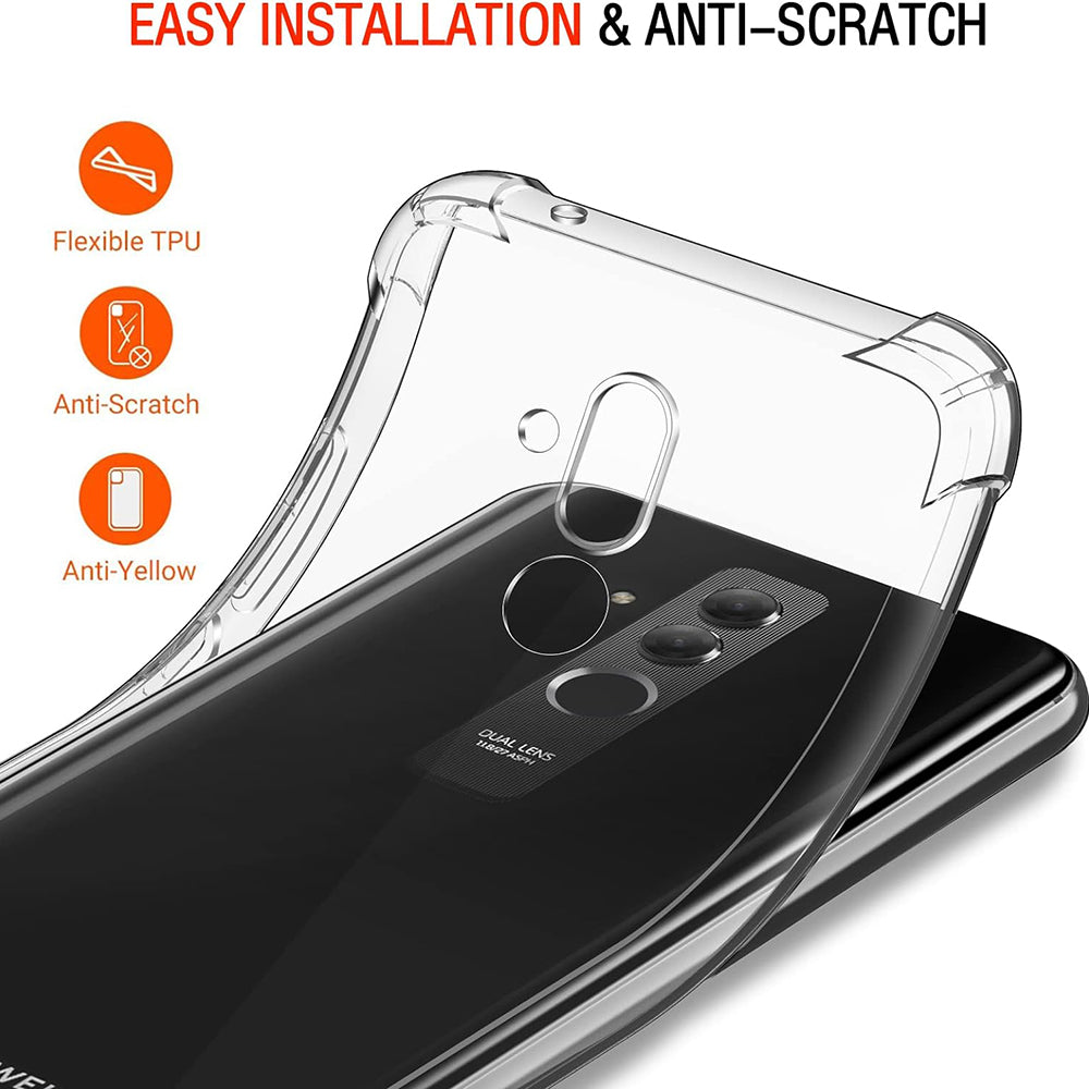 TechSuit Husa de protectie Techsuit Shockproof Clear Silicone compatibil cu Huawei Mate 20 Lite, Transparent – imagine 3