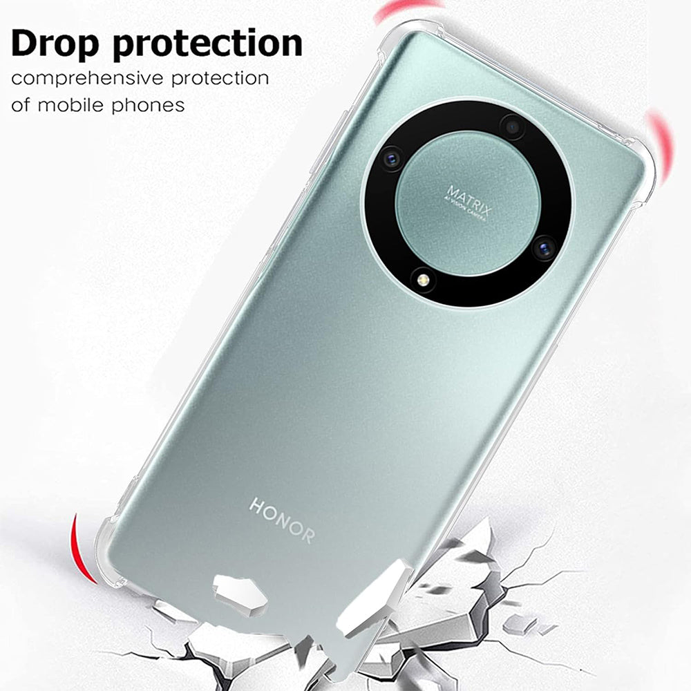Techsuit - Shockproof Clear Silicone - Honor Magic5 Lite - Clear