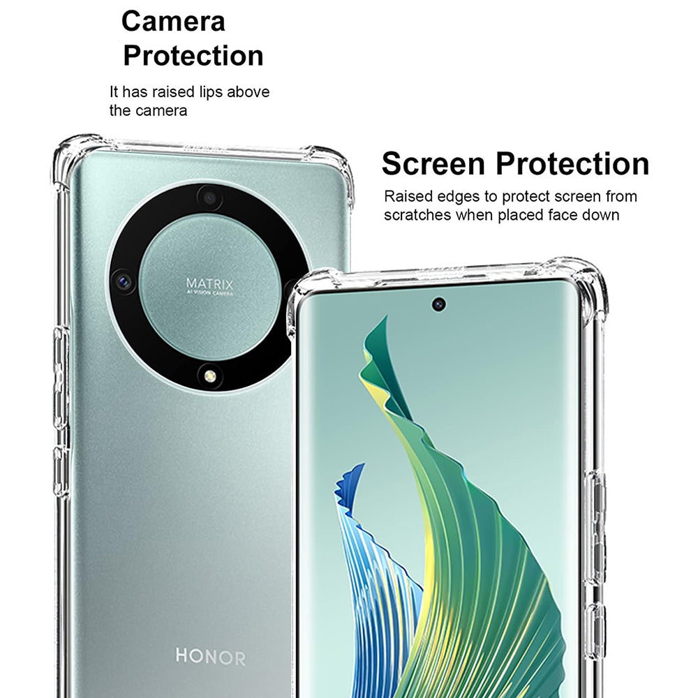 Techsuit - Shockproof Clear Silicone - Honor Magic5 Lite - Clear