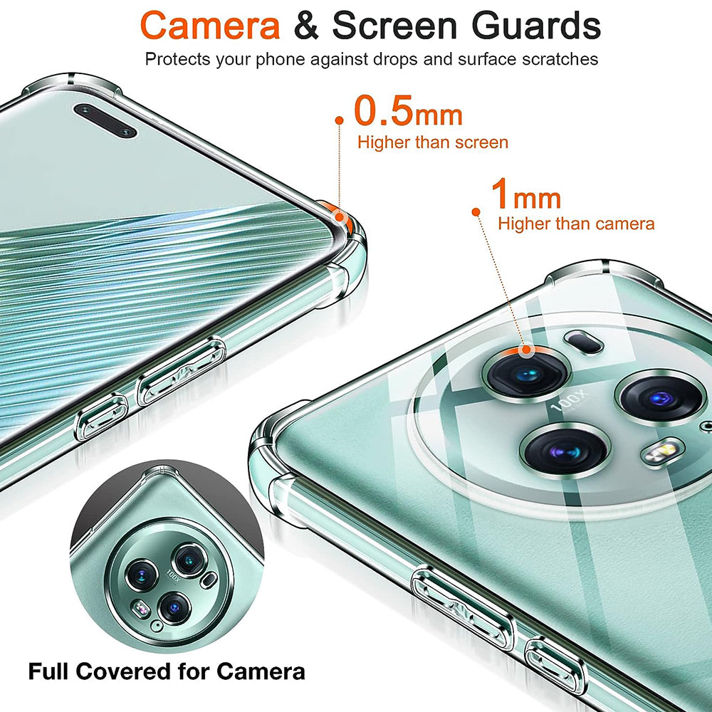 TechSuit Husa de protectie Techsuit Shockproof Clear Silicone compatibil cu Honor Magic5 Pro, Transparent – imagine 4