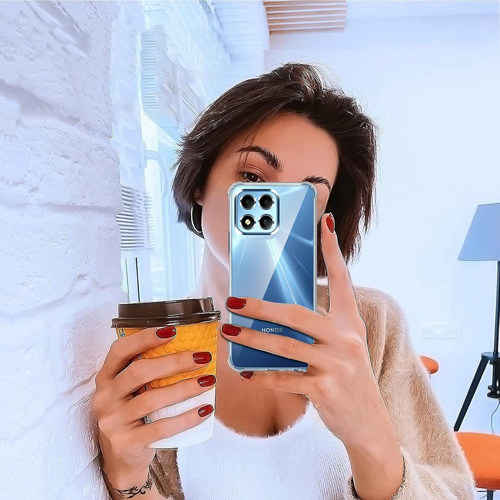 Techsuit - Shockproof Clear Silicone - Honor X6 / X8 5G / 70 Lite - Clear