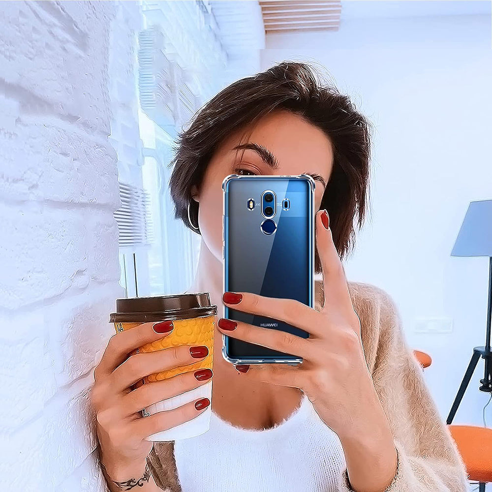 Techsuit - Shockproof Clear Silicone - Huawei Mate 10 Pro - Clear