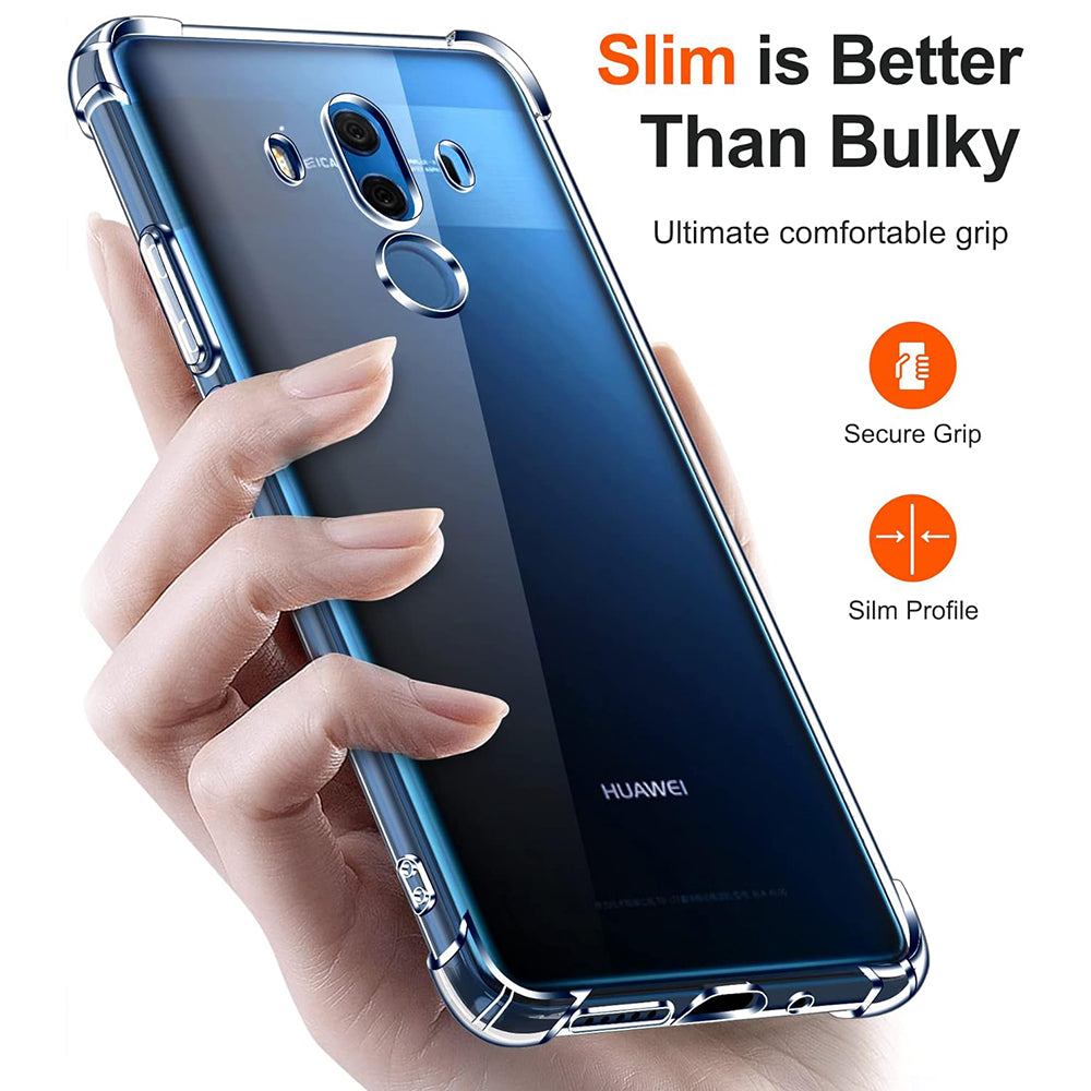 Techsuit - Shockproof Clear Silicone - Huawei Mate 10 Pro - Clear
