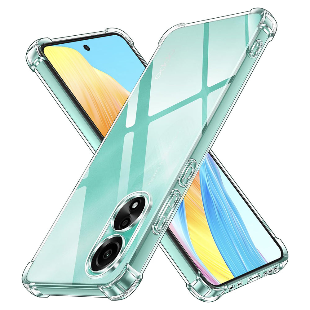 TechSuit Husa de protectie Techsuit Shockproof Clear Silicone compatibil cu Oppo A58 4G, Transparent