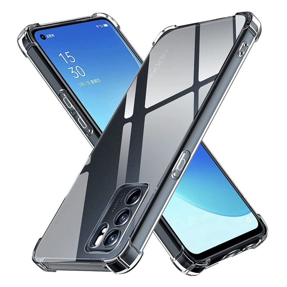 TechSuit Husa de protectie Techsuit Shockproof Clear Silicone compatibil cu Oppo Reno6 5G, Transparent