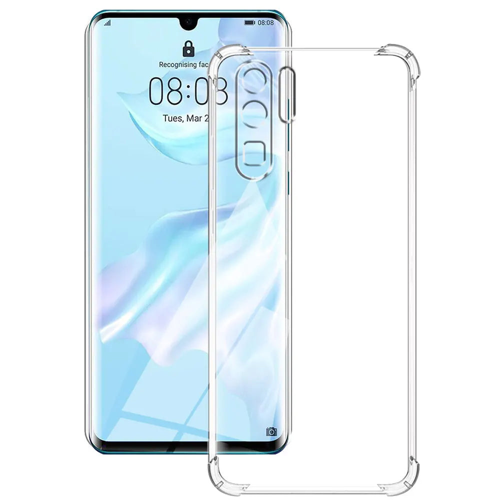 TechSuit Husa de protectie Techsuit Shockproof Clear Silicone compatibil cu Huawei P30 Pro / P30 Pro New Edition, Transp