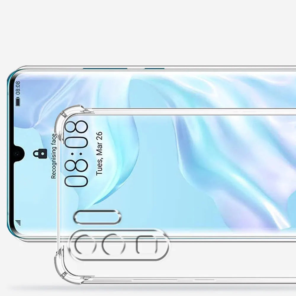 TechSuit Husa de protectie Techsuit Shockproof Clear Silicone compatibil cu Huawei P30 Pro / P30 Pro New Edition, Transp