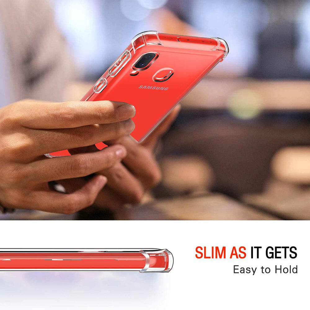 Techsuit - Shockproof Clear Silicone - Samsung Galaxy A20e - Clear