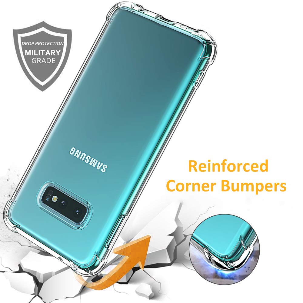Techsuit - Shockproof Clear Silicone - Samsung Galaxy S10e - Clear