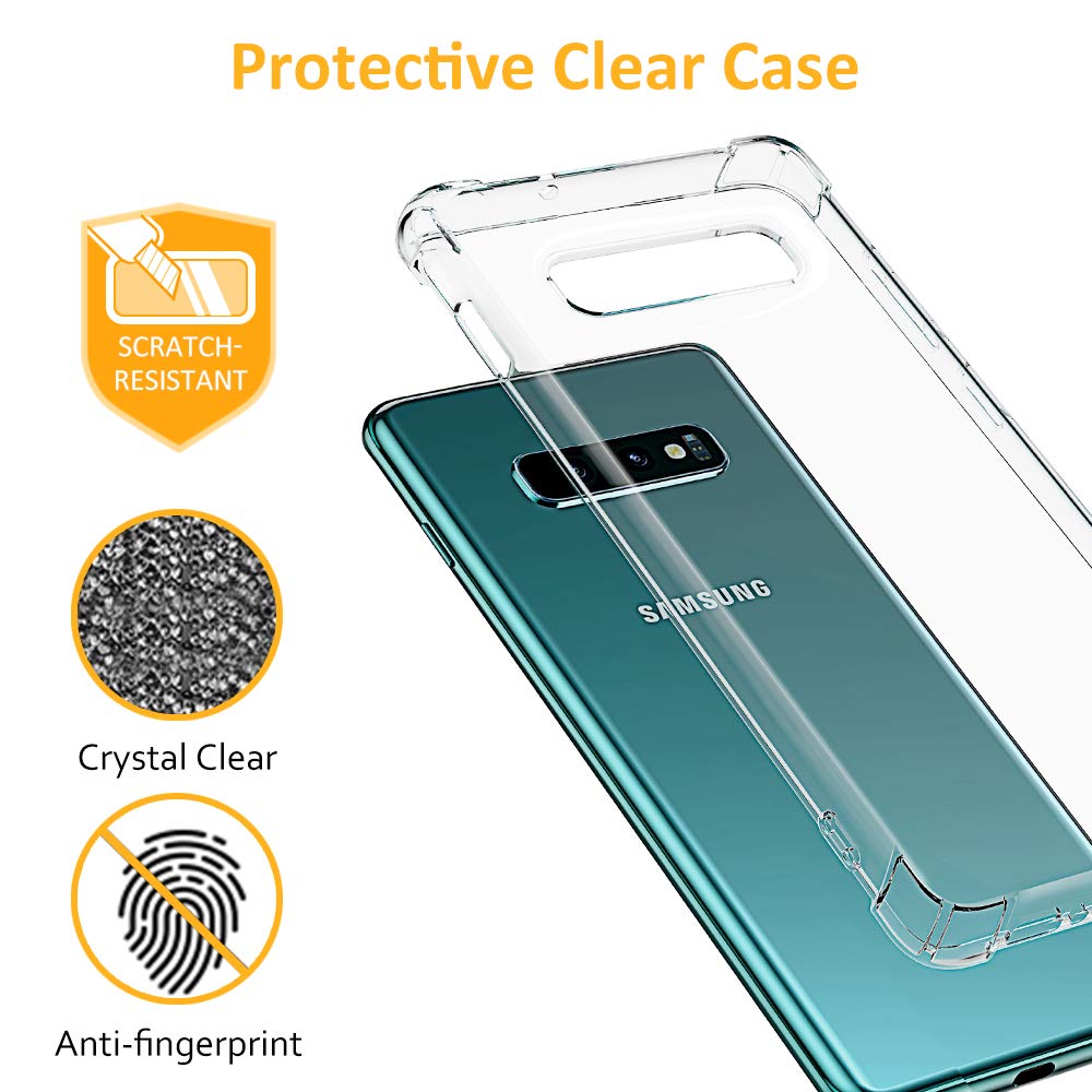 Techsuit - Shockproof Clear Silicone - Samsung Galaxy S10e - Clear