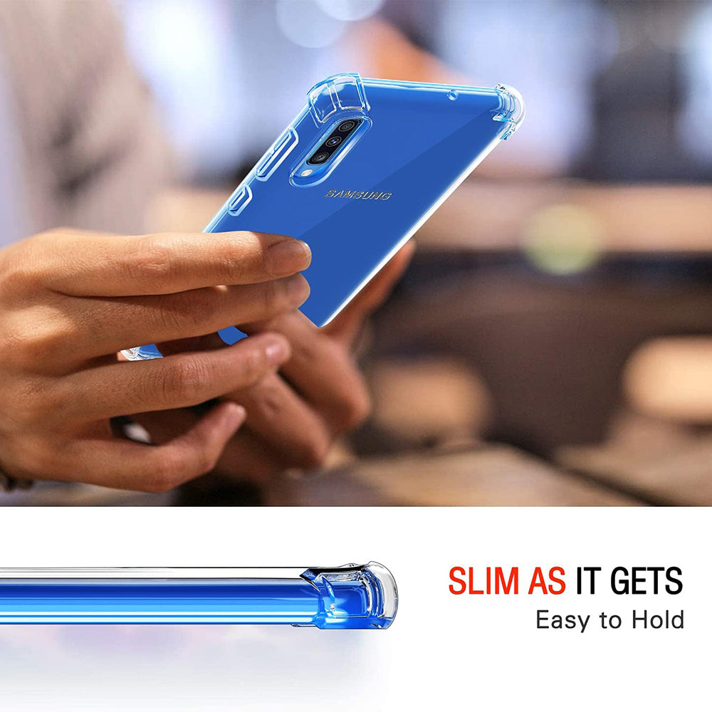 Techsuit - Shockproof Clear Silicone - Samsung Galaxy A30s / A50 / A50s - Clear