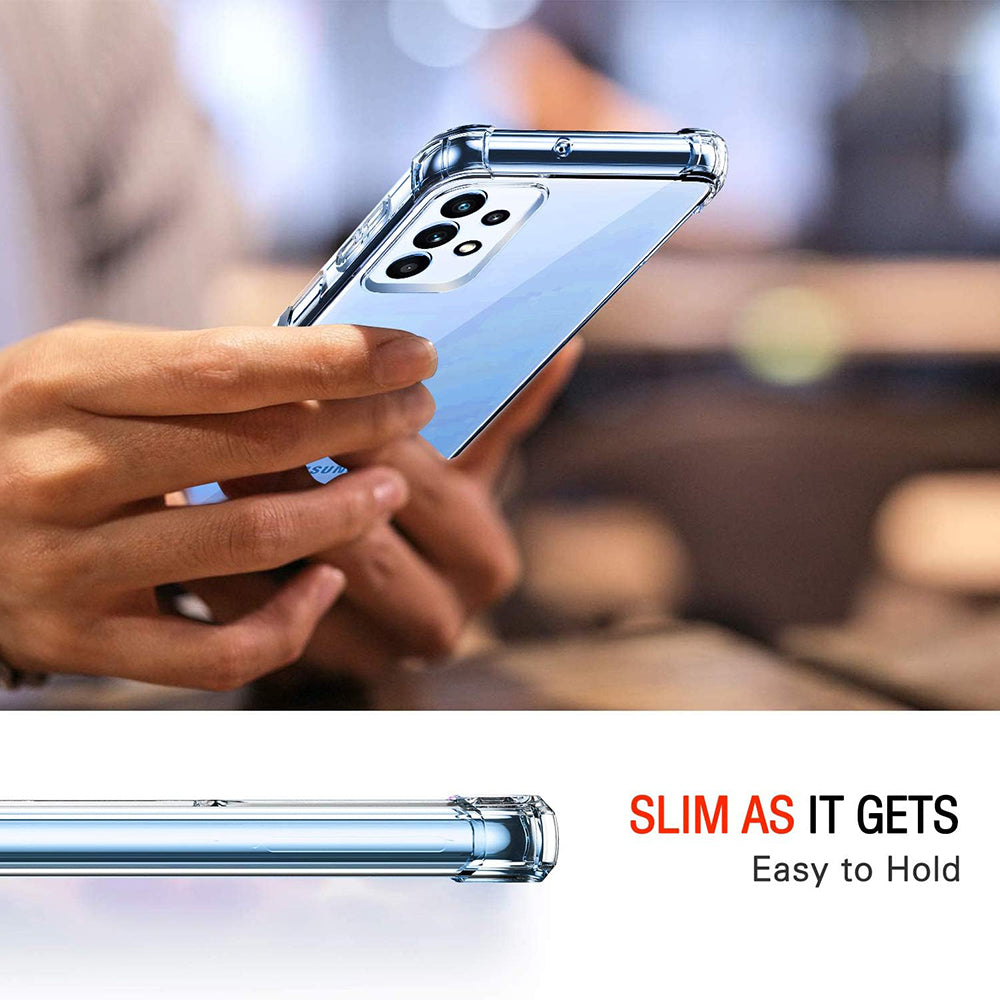 Techsuit - Shockproof Clear Silicone - Samsung Galaxy A32 4G - Clear