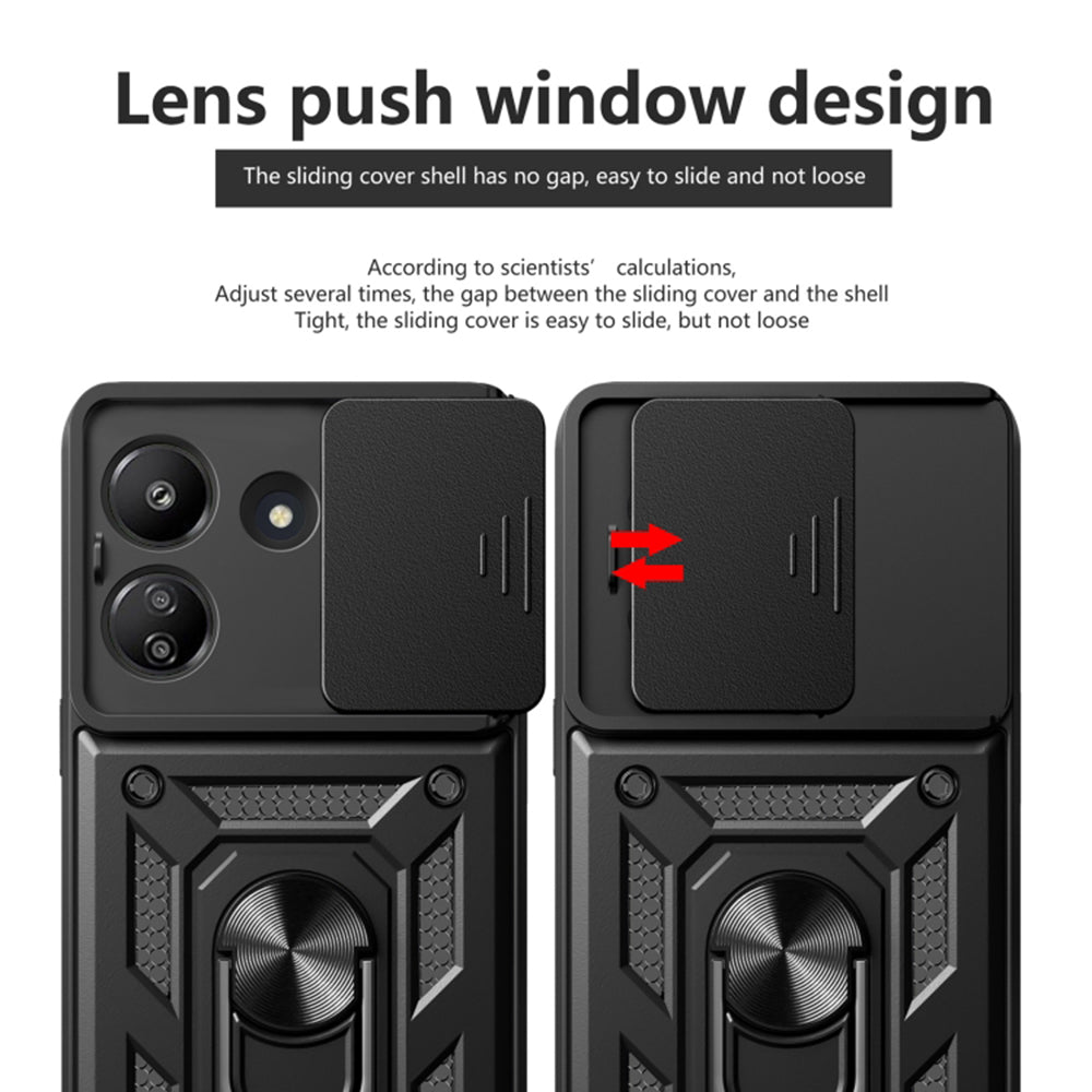 Techsuit - CamShield Series - Xiaomi Redmi 13C 4G / Poco C65 - Black