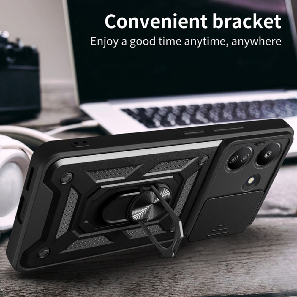 Techsuit - CamShield Series - Xiaomi Redmi 13C 4G / Poco C65 - Black