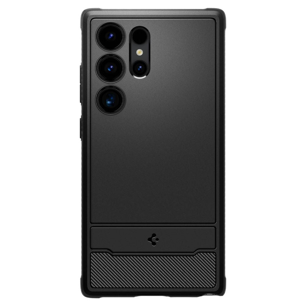 Spigen Husa de protectie Spigen Rugged Armor (ACS07286) compatibil cu Samsung Galaxy S24 Ultra, Negru – imagine 2
