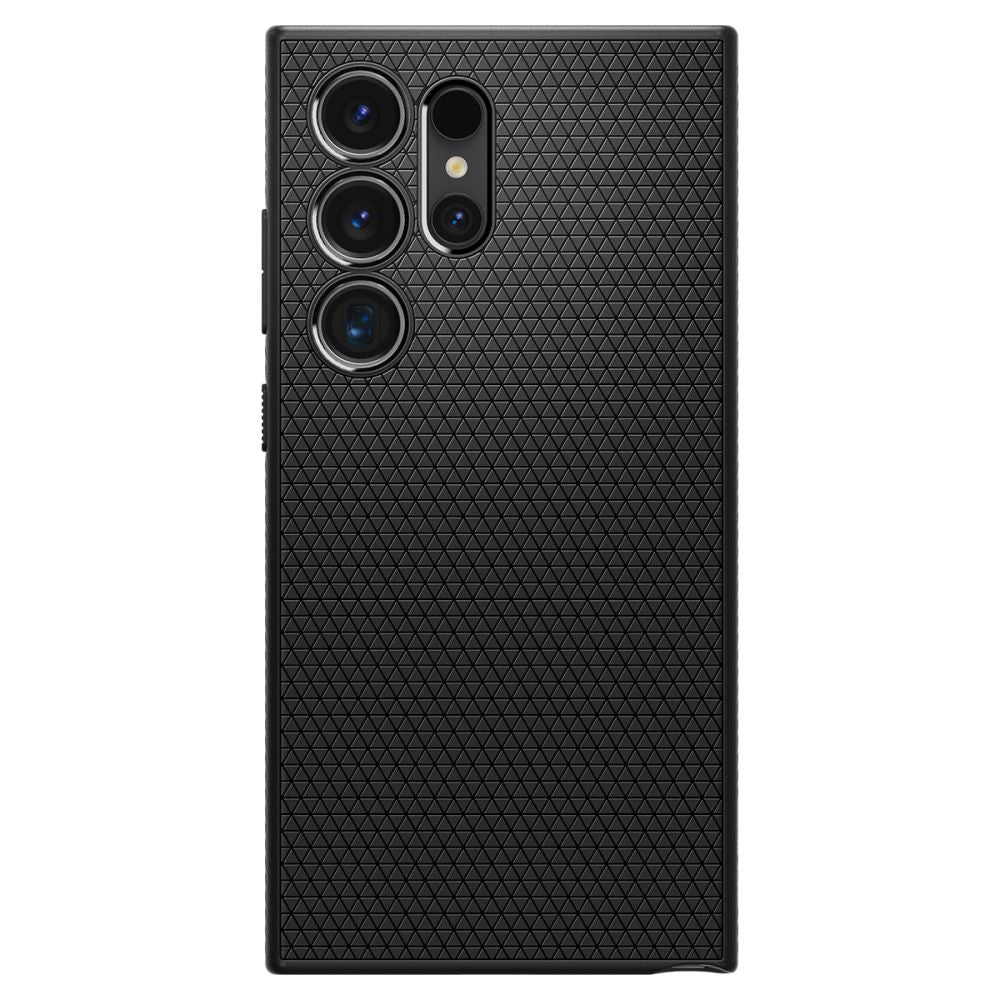 Spigen Husa de protectie Spigen Liquid Air (ACS07287) compatibil cu Samsung Galaxy S24 Ultra, Negru Mat – imagine 3