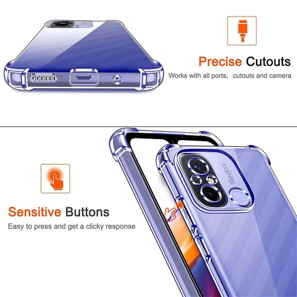 TechSuit Husa de protectie Techsuit Shockproof Clear Silicone compatibil cu Xiaomi Redmi Note 11 Pro 4G / Note 11 Pro 5G