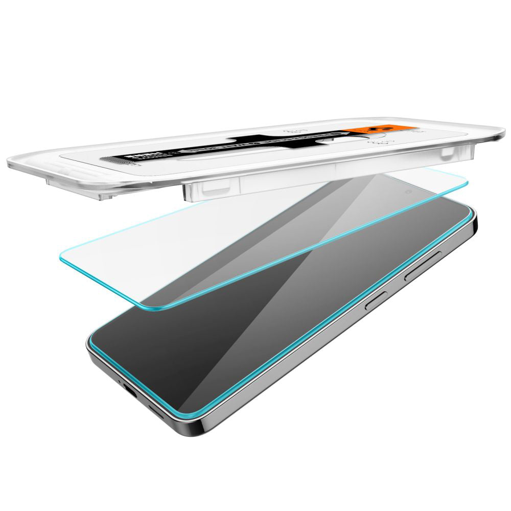 Spigen Folie de protectie Spigen (set de 2) Glas.tR EZ-FIT (AGL07432) compatibil cu Samsung Galaxy S24 Plus / S25 Plus, 
