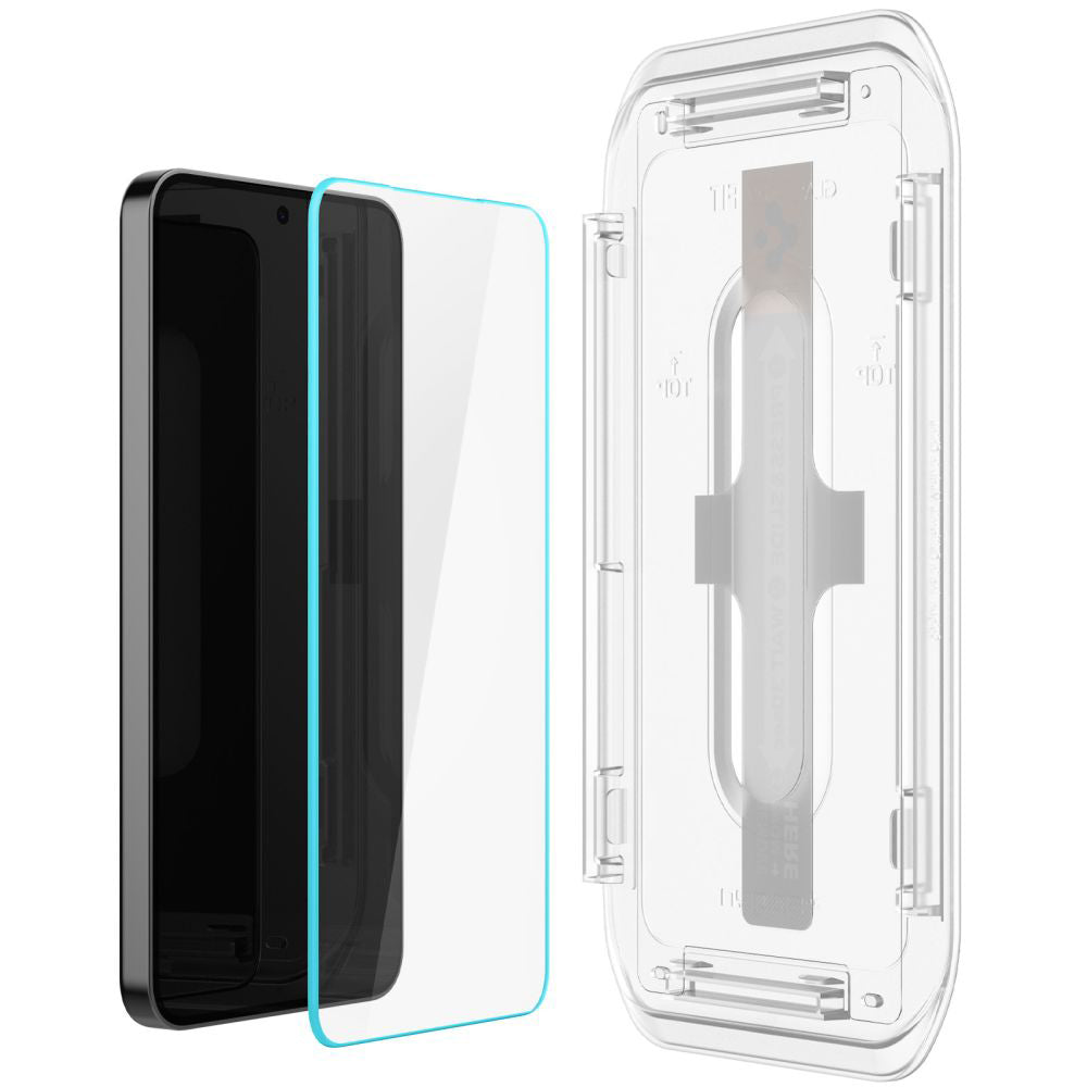 Spigen Folie de protectie Spigen (set de 2) Glas.tR EZ-FIT (AGL07432) compatibil cu Samsung Galaxy S24 Plus / S25 Plus, 