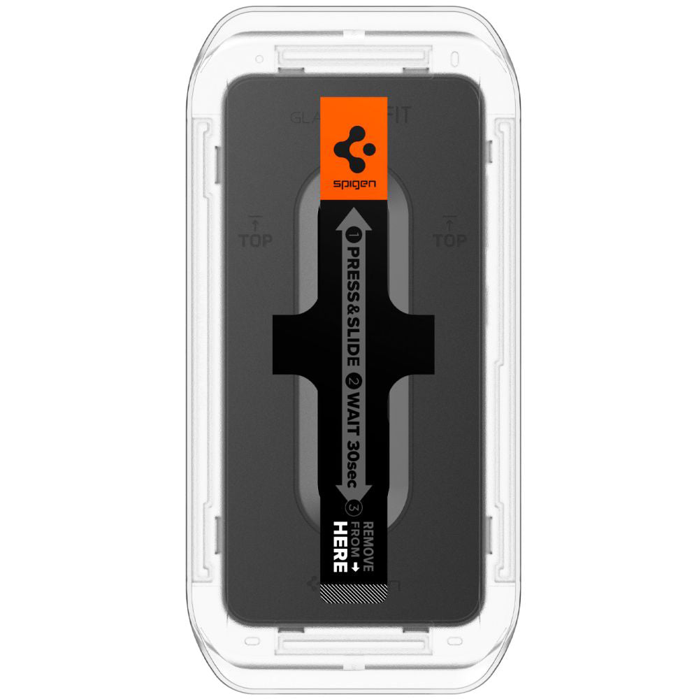 Spigen Folie de protectie Spigen (set de 2) Glas.tR EZ-FIT (AGL07432) compatibil cu Samsung Galaxy S24 Plus / S25 Plus, 