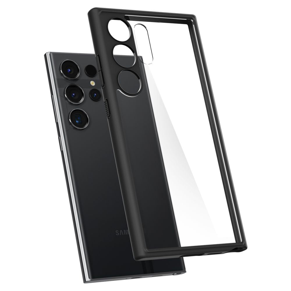 Spigen Husa de protectie Spigen Ultra Hybrid (ACS07295) compatibil cu Samsung Galaxy S24 Ultra, Negru Mat – imagine 7