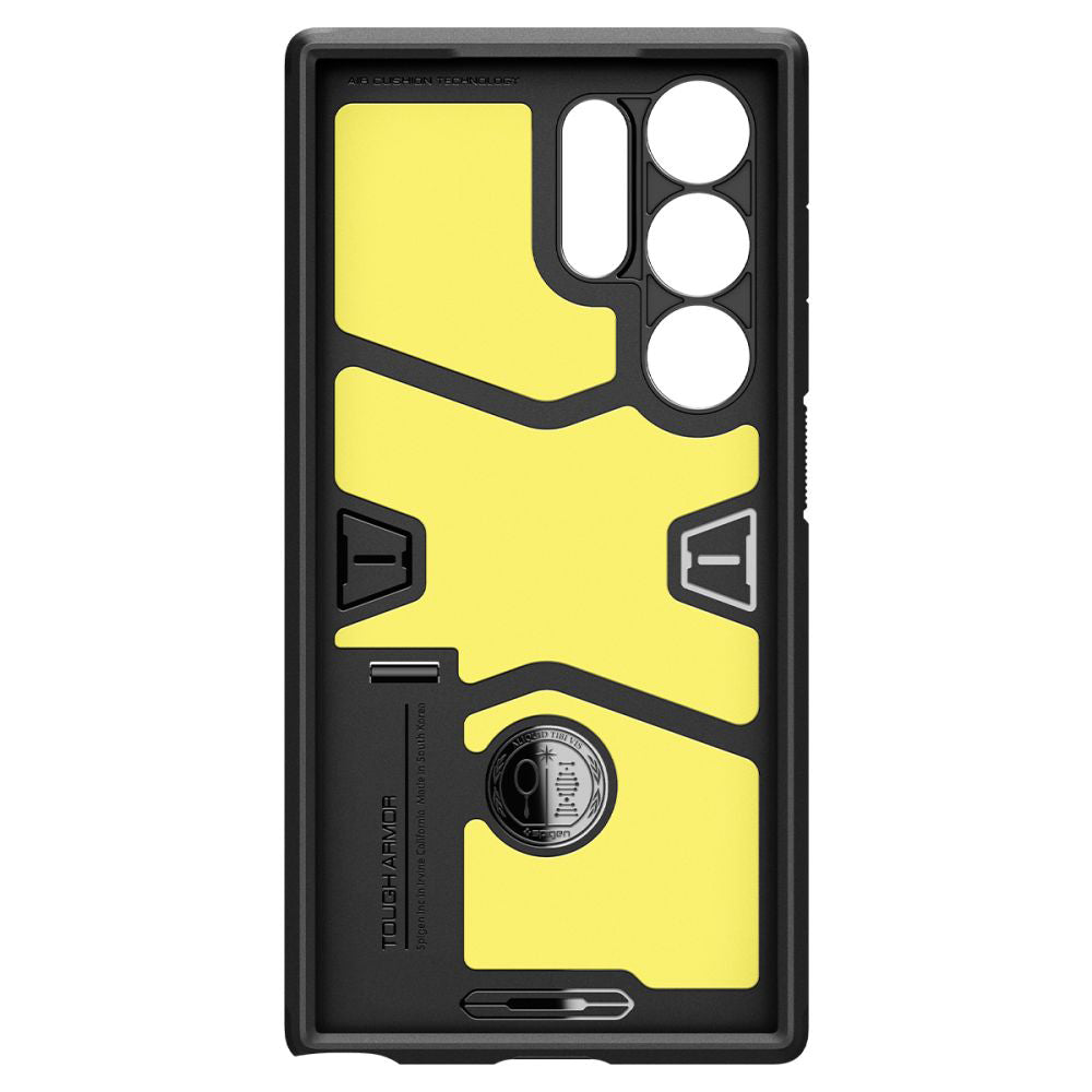 Spigen Husa de protectie Spigen Tough Armor (ACS07300) compatibil cu Samsung Galaxy S24 Ultra, Negru – imagine 3