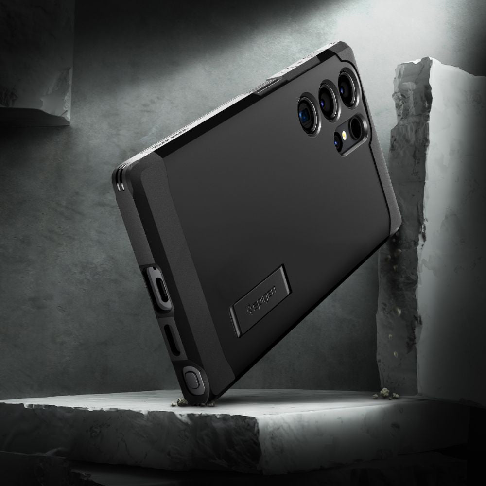 Spigen Husa de protectie Spigen Tough Armor (ACS07300) compatibil cu Samsung Galaxy S24 Ultra, Negru – imagine 6