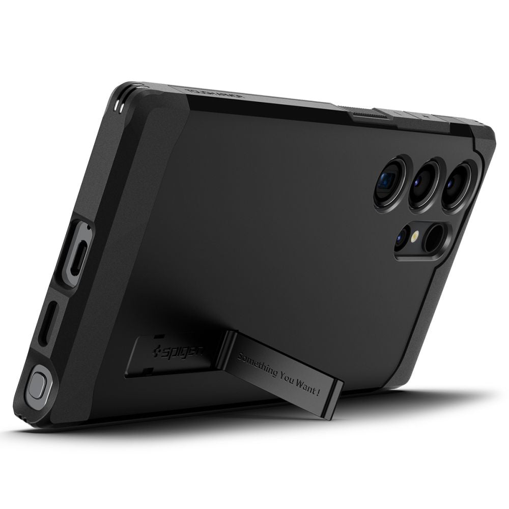 Spigen Husa de protectie Spigen Tough Armor (ACS07300) compatibil cu Samsung Galaxy S24 Ultra, Negru – imagine 5