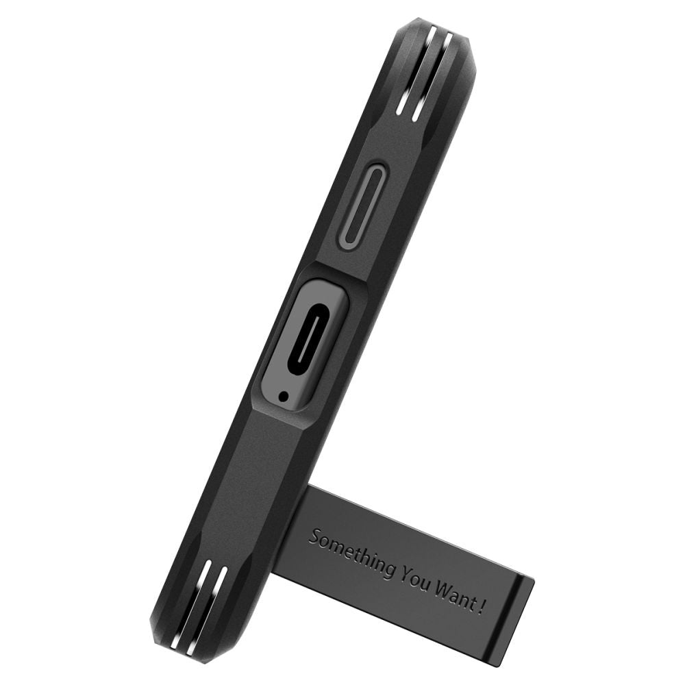 Spigen Husa de protectie Spigen Tough Armor (ACS07355) compatibil cu Samsung Galaxy S24, Negru – imagine 7