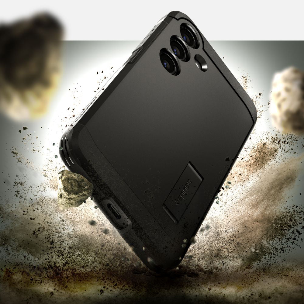 Spigen Husa de protectie Spigen Tough Armor (ACS07355) compatibil cu Samsung Galaxy S24, Negru – imagine 6