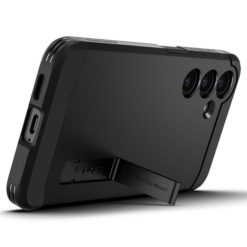 Spigen Husa de protectie Spigen Tough Armor (ACS07355) compatibil cu Samsung Galaxy S24, Negru – imagine 5