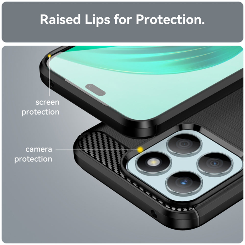 Techsuit - Carbon Silicone - Honor X8b - Black