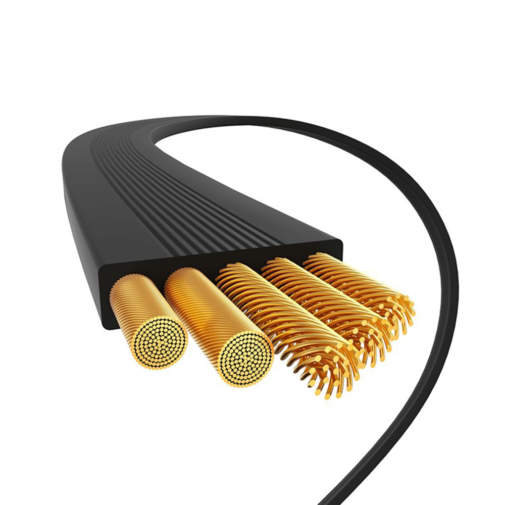 Baseus - Data Cable Free2Draw Mini (P10364500111-00) - Type-C to Type-C, 100W, 1m, Retractable - Black