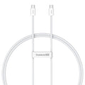 Baseus - Data Cable (P10365200211-01) - Type-C to Type-C, 30W, 2m - Moon White