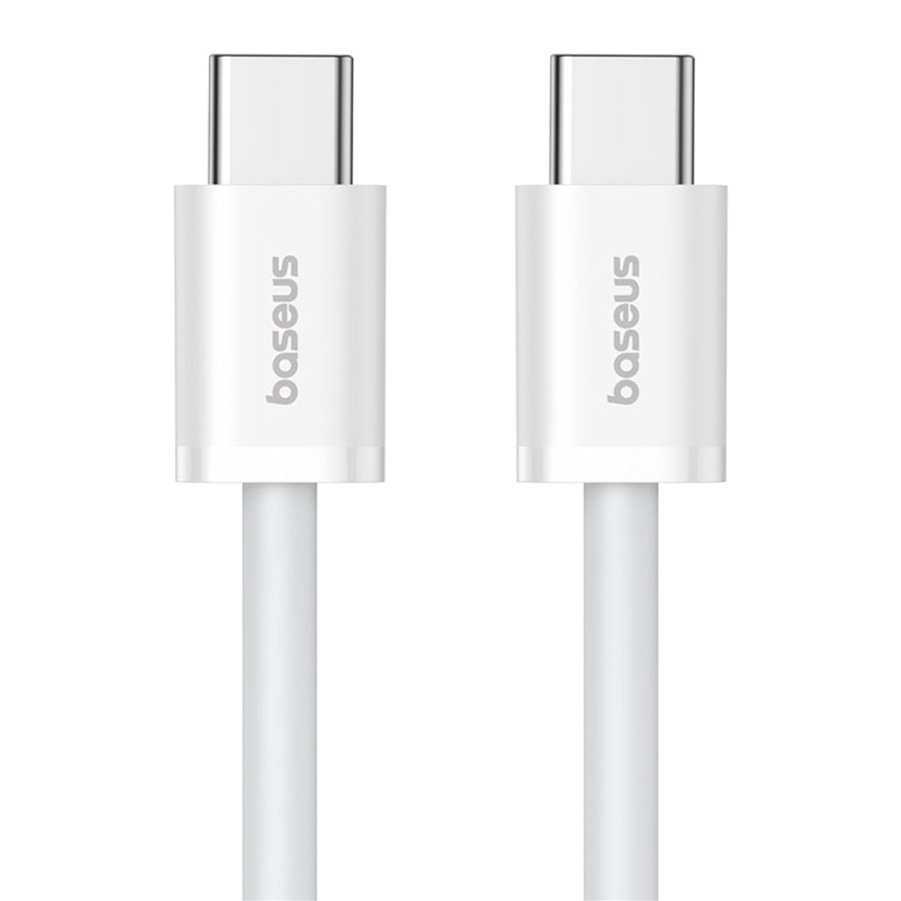 Baseus - Data Cable (P10365200211-01) - Type-C to Type-C, 30W, 2m - Moon White