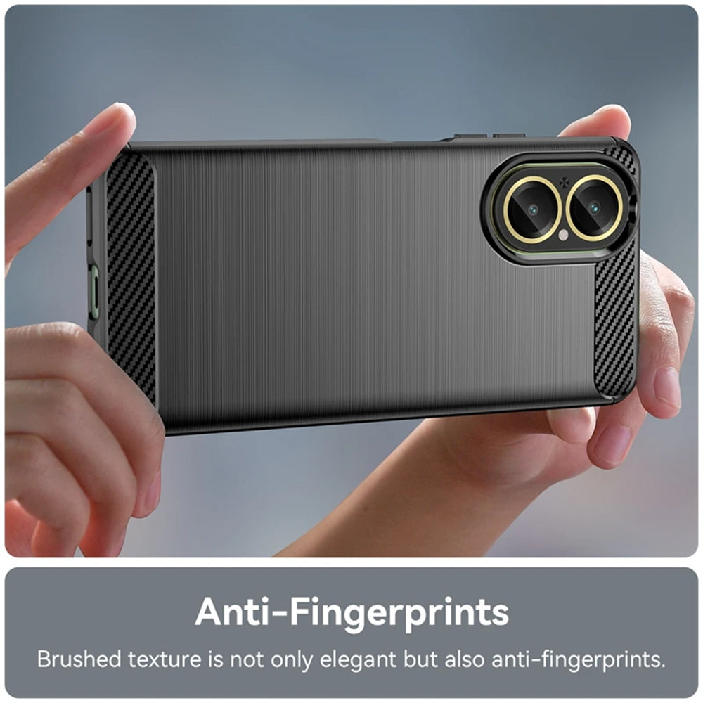 Techsuit - Carbon Silicone - Realme C67 4G - Black