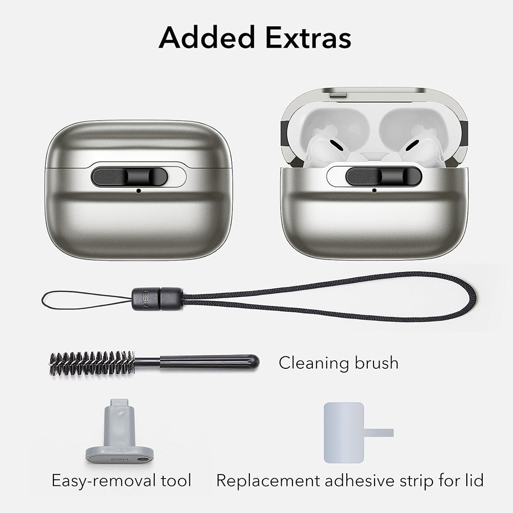 ESR - Pulse Magnetic HaloLock - Apple AirPods Pro 1 / 2 - Titanium