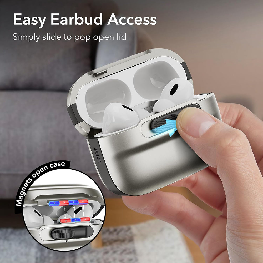 ESR - Pulse Magnetic HaloLock - Apple AirPods Pro 1 / 2 - Titanium