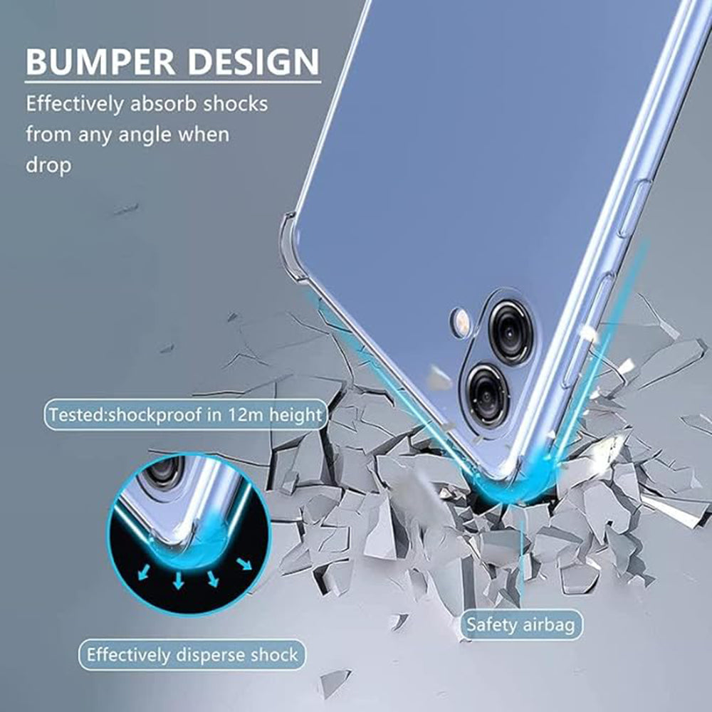 Techsuit - Shockproof Clear Silicone - Samsung Galaxy A05 - Clear