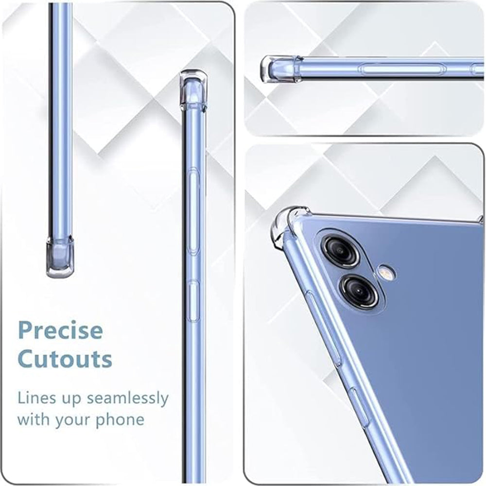 Techsuit - Shockproof Clear Silicone - Samsung Galaxy A04e / M04 - Clear