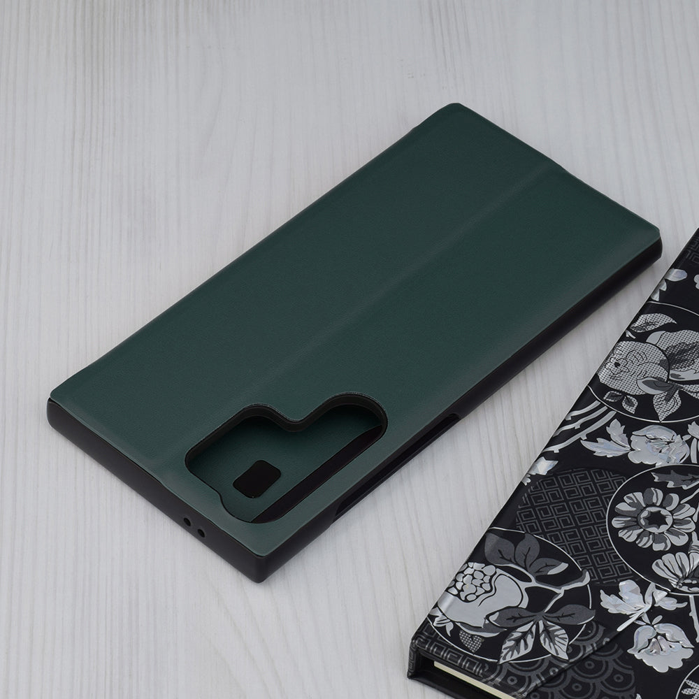 TechSuit Husa de protectie Techsuit eFold Series compatibil cu Samsung Galaxy S24 Ultra, Verde Inchis – imagine 2