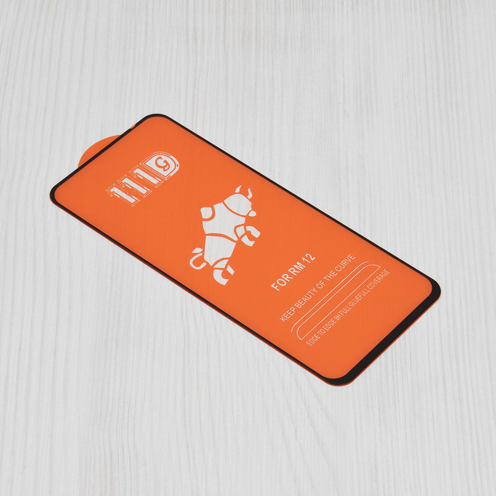 Techsuit - 111D Full Cover / Full Glue Glass - Xiaomi Redmi 12 4G / 12 5G / 13 / Poco M6 4G - Black