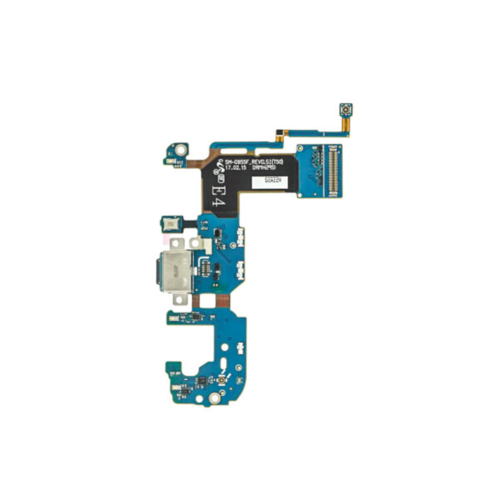 Samsung - Charging Port (15985) - Samsung Galaxy S8 Plus (SM-G955), Service Pack GH97-20394A - Black