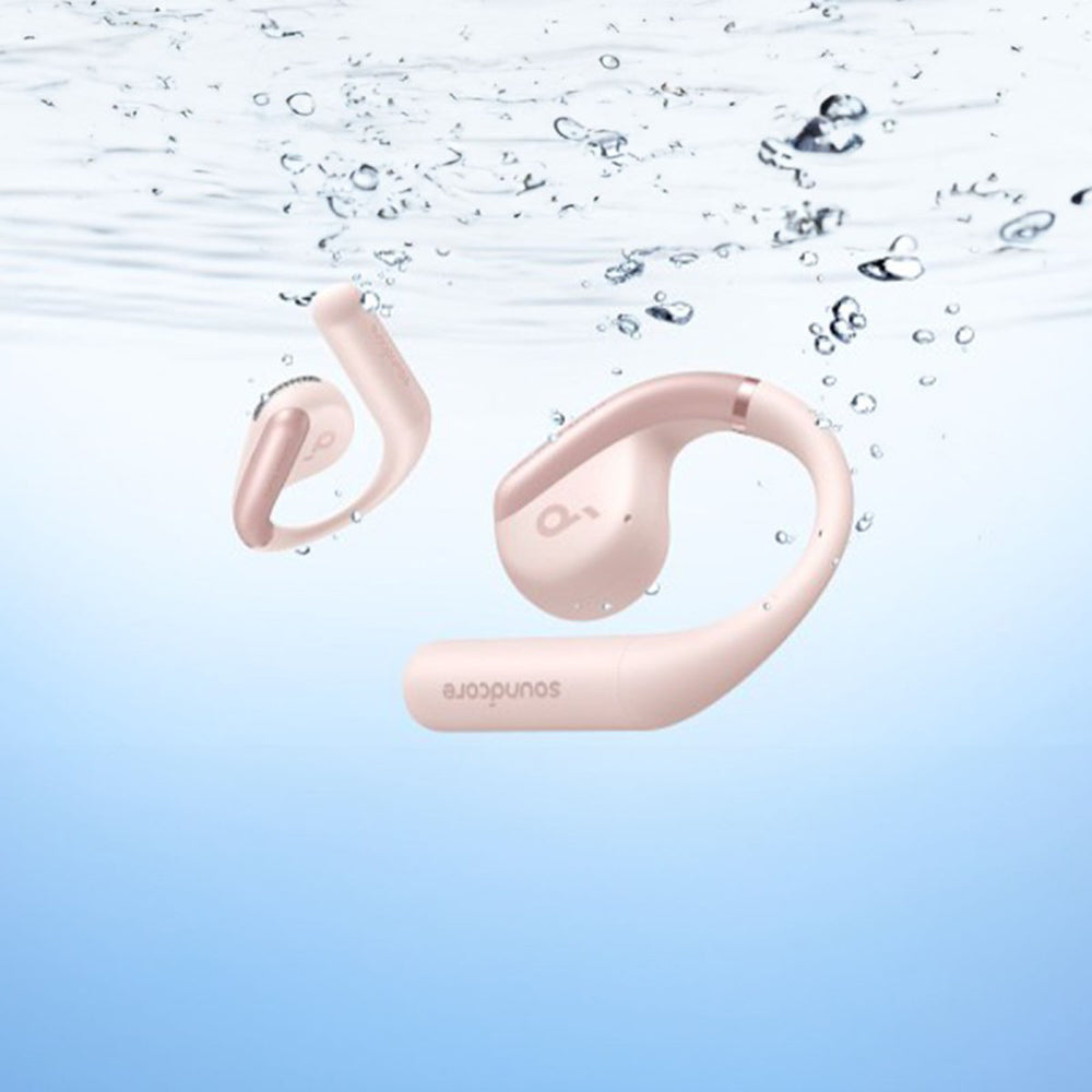 Anker - Wireless Earbuds SoundCore AeroFit (A3872G51) - for Sport, Bluetooth, Waterproof - Pink