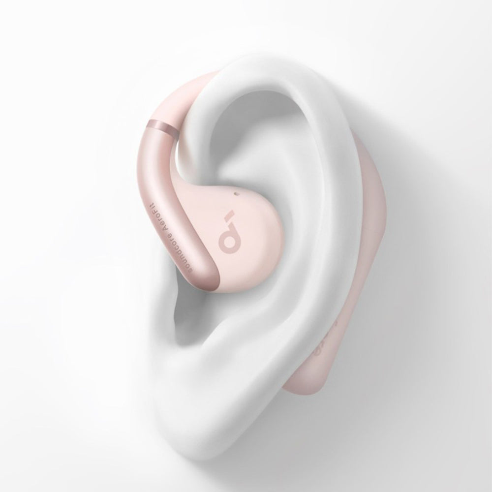 Anker - Wireless Earbuds SoundCore AeroFit (A3872G51) - for Sport, Bluetooth, Waterproof - Pink