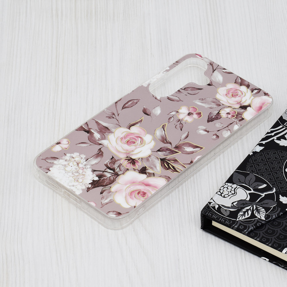Techsuit - Marble Series - Samsung Galaxy S24 Plus - Bloom of Ruth Gray