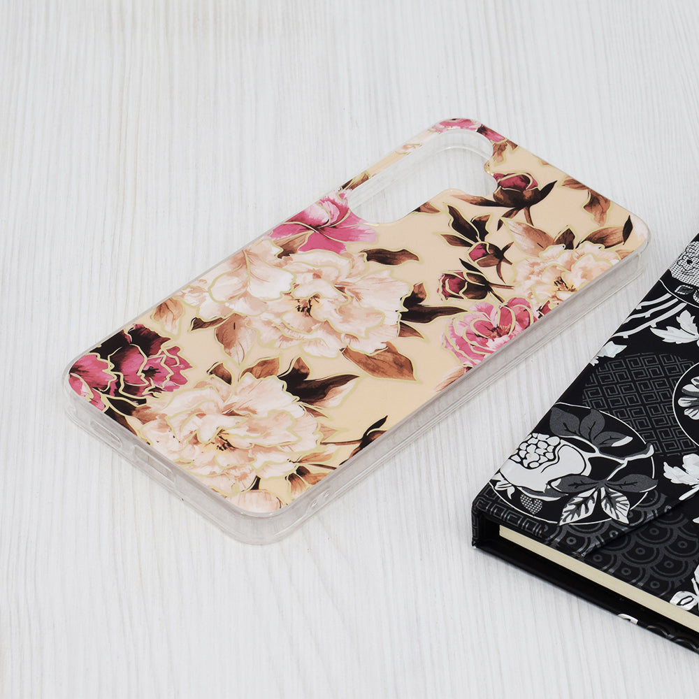 Techsuit - Marble Series - Samsung Galaxy S24 Plus - Mary Berry Nude